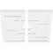 Ekena Millwork Knox Architectural Grade PVC Contemporary Ceiling Medallion, Two Piece, 24"OD x 3"ID x 8 1/4"C x 1"P CMP24KX2-03000 - alternate 2